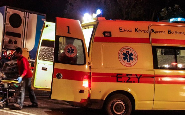 Ασθενοφόρο στα Χανιά χάλασε την ώρα που μετέφερε ασθενή στο νοσοκομείο